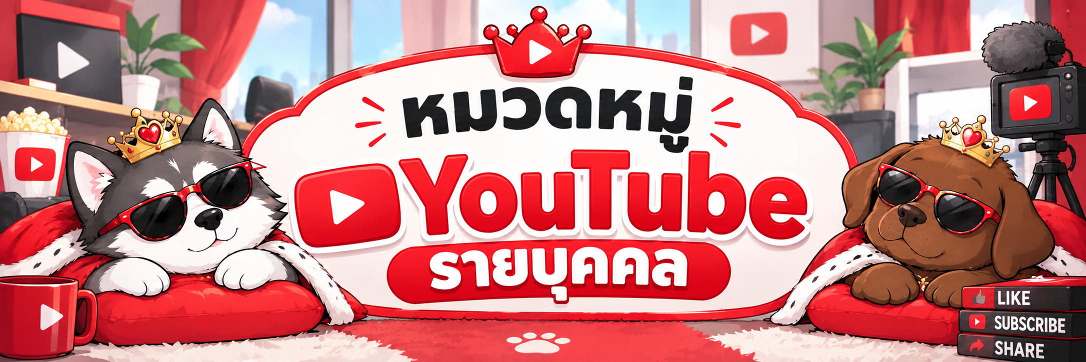 หมวดหมู่ Youtube รายบุคคล