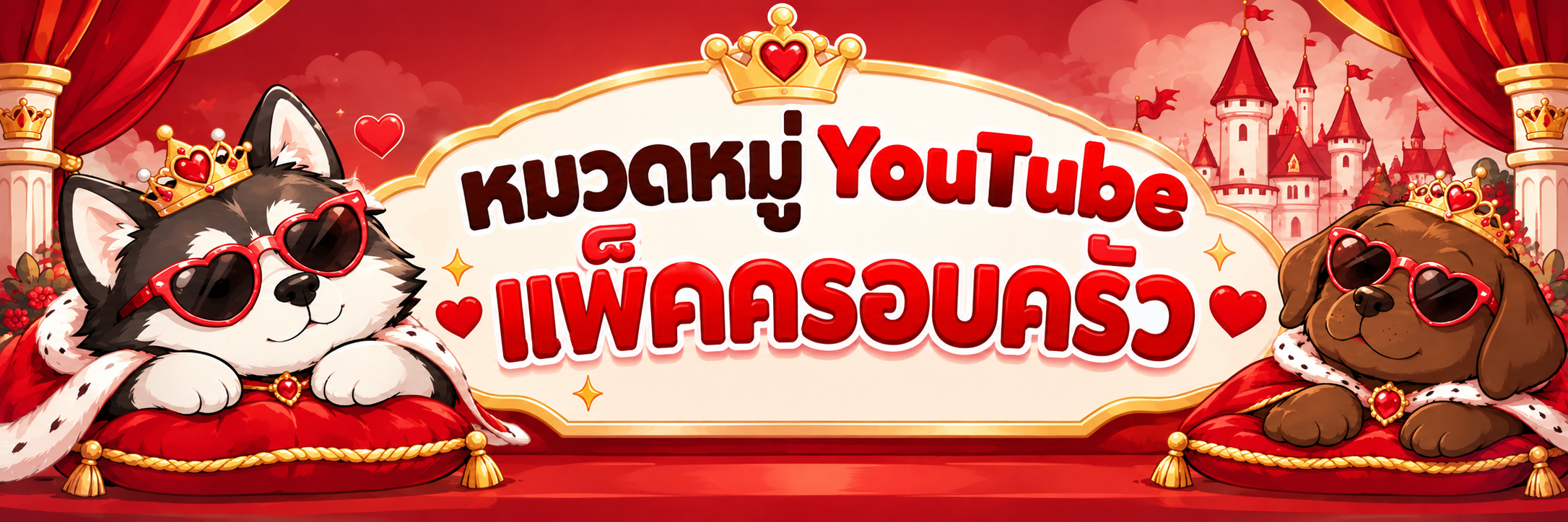 หมวดหมู่ YouTube แพ็คครอบครัว